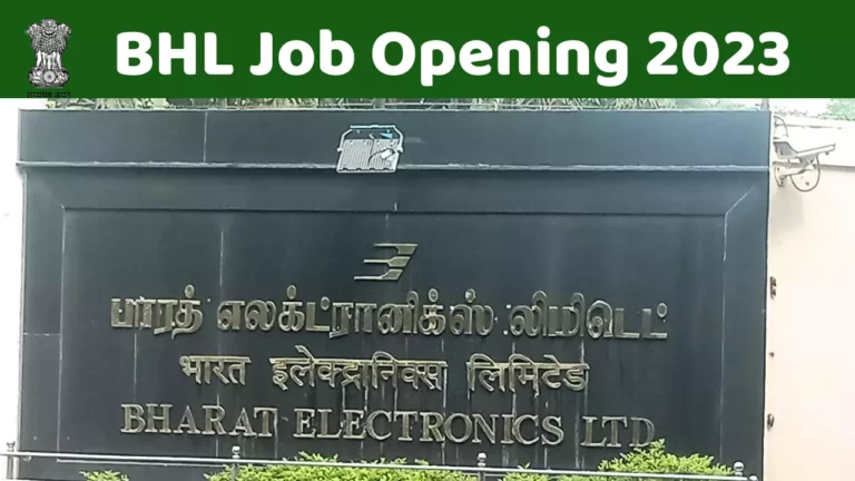 BHARAT ELECTRONICS LIMITED Project Engineer I Jobs 2023