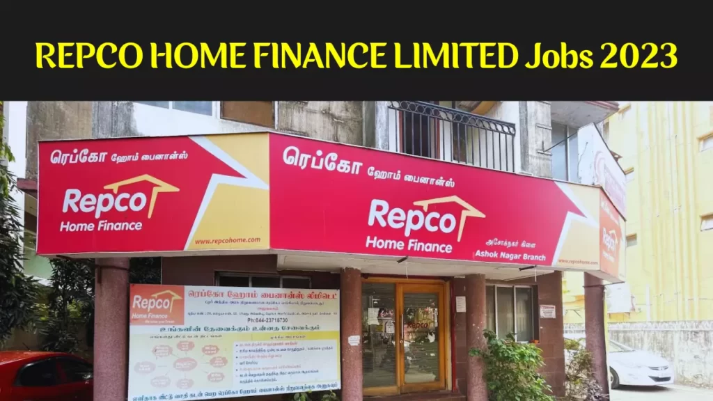 Job Openings at REPCO HOME FINANCE LIMITED Chief Business Officer (CBO) Position