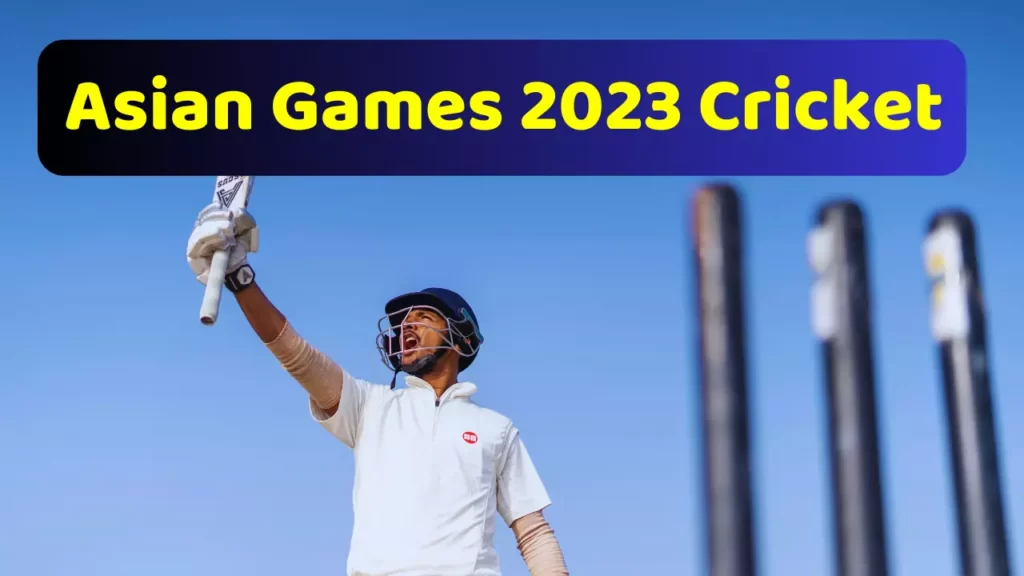 Asian Games 2023 Cricket EsiChennai
