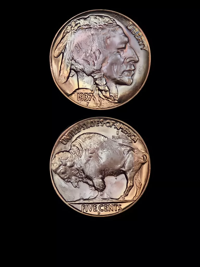 1937 3-Legs Buffalo Nickel