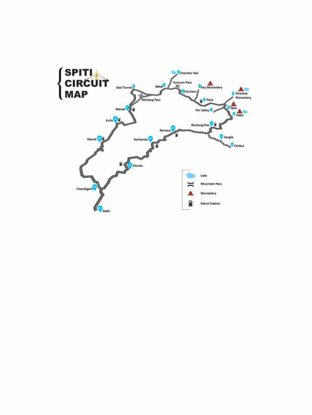 Spiti Valley Suitable motorcycle: Similar to Leh-Ladakh, a Royal Enfield Himalayan or Hero Xpulse would be good choices due to the similar terrain and road conditions.