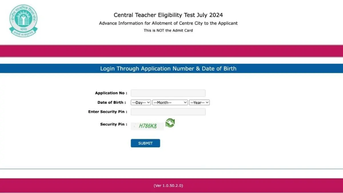 CTET Admit Card 2024 Releasing Soon @ctet.nic.in Exam on July 7, How to Download & Key Details