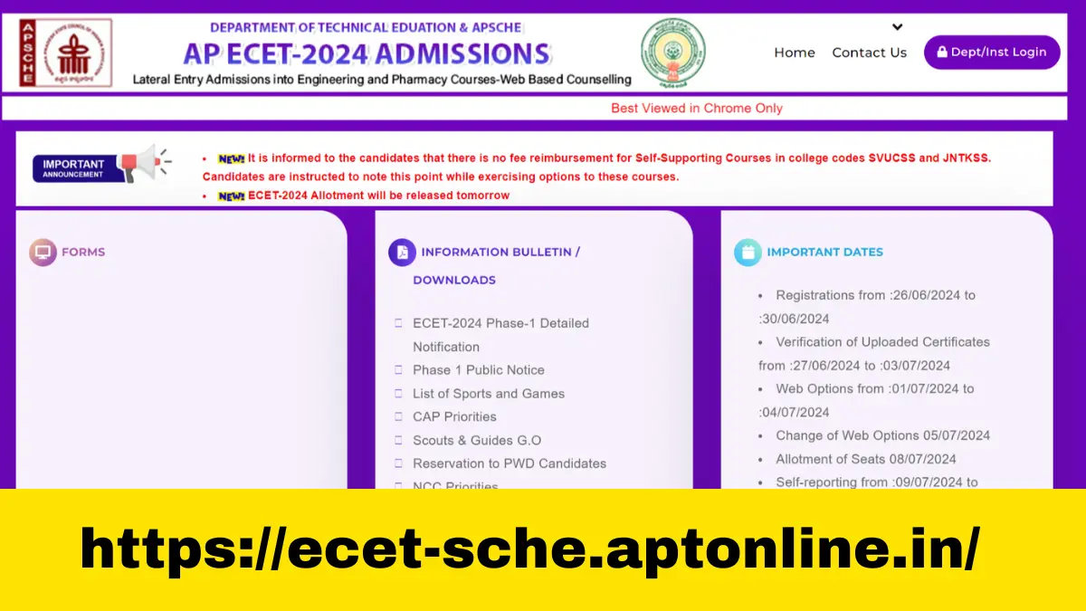AP ECET 2024 Counselling