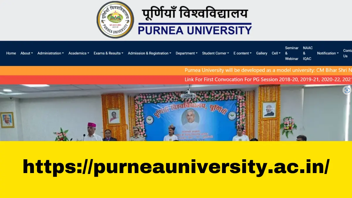 Purnea University Part 2 Result 2022-25 BA, BSc, BCom Marksheet Available Now!